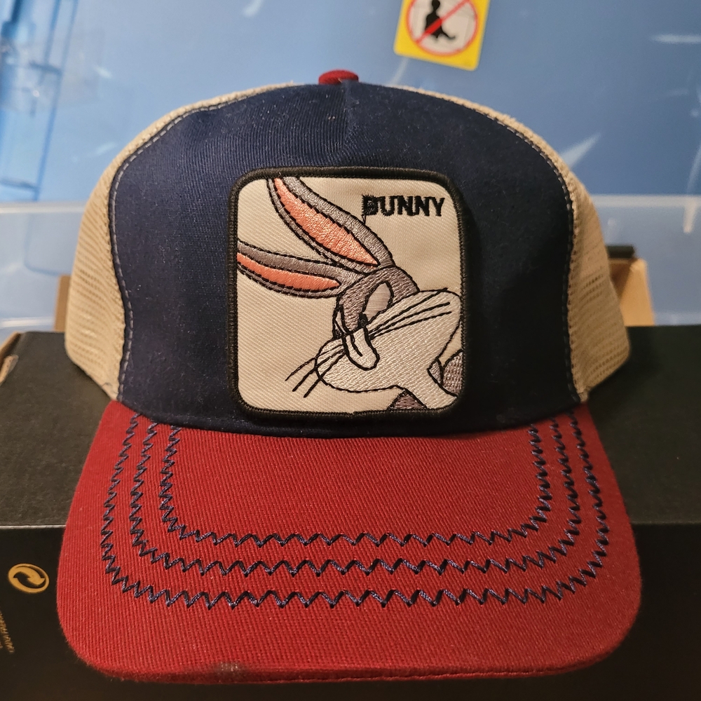 Blue and Red Bugs Bunny Trucker Hat